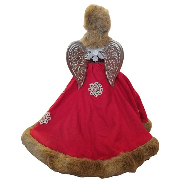 2008 R.L. Rhein for Silvestri by Demdaco Red Angel Tree Topper EUC - Picture 3 of 8